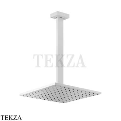 Gessi Rettangolo shower Верхний душ с потолочным кронштейном под размер 15199-279, White CN