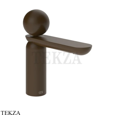 Gessi Perle Смеситель для раковины, без донного клапана 74002-845, бронза Dark Brush