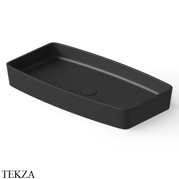 Dea Design Washbasins Раковина настольная 68х36 Solid Surface DD9001 680 16, Black №16