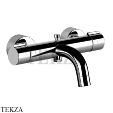 Gessi Emporio Via Tortona Термостатический смеситель для ванны с изливом 18711-031, хром глянец
