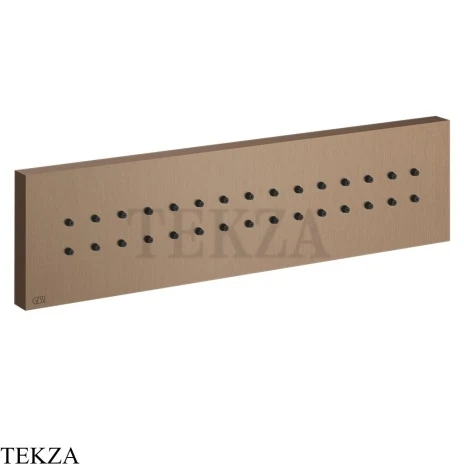 Gessi Rettangolo shower BODY JETS Боковая форсунка 32975-708, Copper Brushed PVD