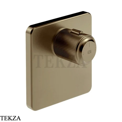Gessi VENTI20 Термостат для душа, внешняя часть 65316-791, Deep Bronze Br. PVD