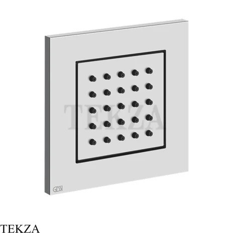 Gessi Rettangolo shower BODY JETS Боковая форсунка поворотная, внешняя часть 32984-031, Хром глянец