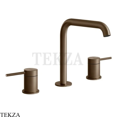 Gessi 316 FLESSA Смеситель для раковины, без гарнитура 54012-761, Coffee Bronze Brushed PVD