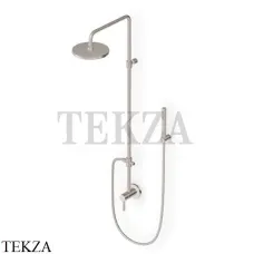 Zucchetti Pan Душевая стойка с встроенным смесителем, внешняя часть ZP6054.C3, brushed nickel
