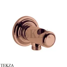 Gessi VENTI20 Держатель для душевой лейки с выводом воды 65161-030, Copper глянец