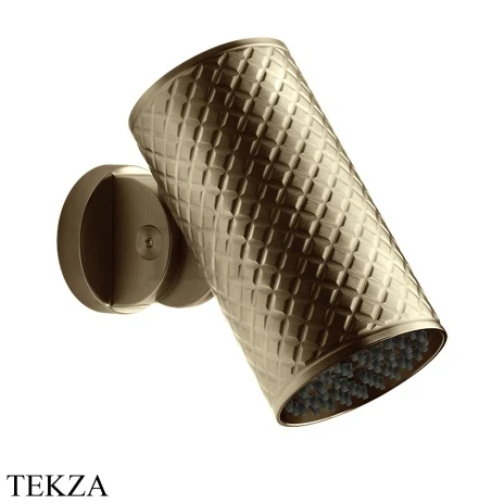 Gessi 316 SPOTWATER INTRECCIO Душевая головка настенного крепления, ливень 57213-791, Deep Bronze Brushed PVD