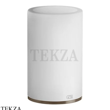Gessi 316 ACCESSORIES Стакан для зубных щеток настольный, композит белый 54731-761, Coffee Bronze Brushed PVD