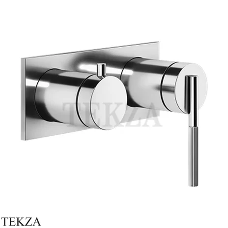 Gessi INGRANAGGIO Смеситель для душа на планке, 2 потока, внешняя часть 63579-031, хром глянец