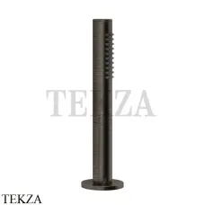 Gessi Душевой комплект на борт ванны, шланг, держатель 63327-187, Aged Bronze