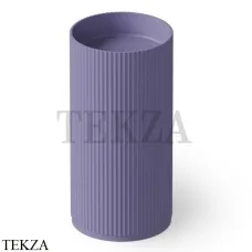 Dea Design Pedestal Basin Раковина напольная рифленая Solid Surface DD2803 450 14, Lilac №14
