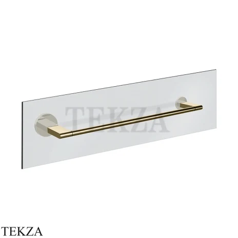 Gessi Origini Полотенцедержатель для крепления на стекло, 45 см 66513-710, Brass PVD