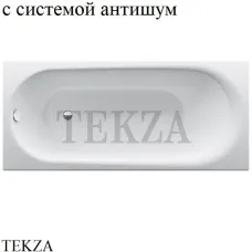 BETTE BetteComodo Ванна прямоугольная, сталь 1250-000, система антишум, белый глянец BETTE BetteComodo Ванна прямоугольная, сталь 1250-000, система антишум, белый глянец