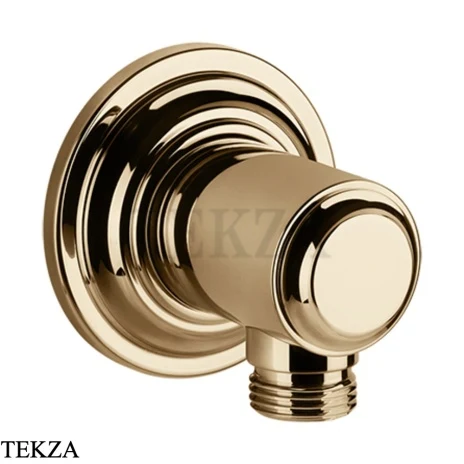 Gessi VENTI20 Вывод воды для душевого шланга 65169-735, Warm Bronze PVD