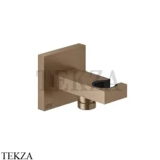 Gessi Rettangolo shower Вывод воды с держателем 20161-708, Copper Brushed