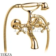 Nicolazzi NUOVA BRENTA Смеситель для ванны с ручной лейкой 2501GB, золото глянец