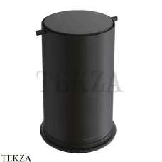 Boheme Uno Ведро для мусора 7л, с вращающейся крышкой 10916-B, Черный матовый