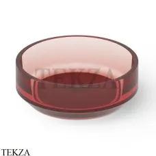 Dea Design Washbasins Раковина настольная круглая Glasstech DD9096 430 R5, Pomegranate R5