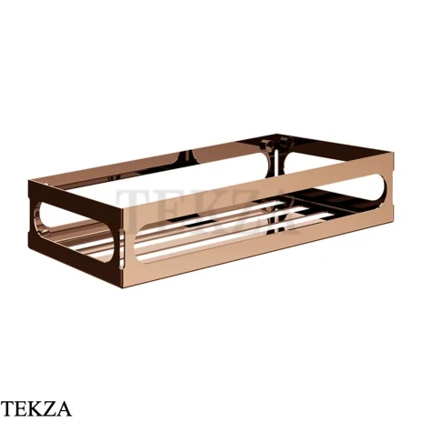 Gessi RILIEVO Полка-решетка в душевую зону 59549-030, Copper PVD
