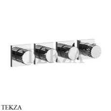 Gessi Incastri Термостат для душа 3 потока, внешняя часть 75336-031, хром глянец