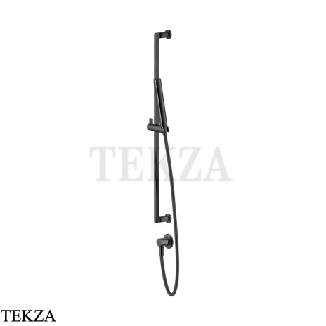 Gessi INCISO SHOWER Душевой гарнитур-штанга с выводом воды 58142-706, Black Metal PVD