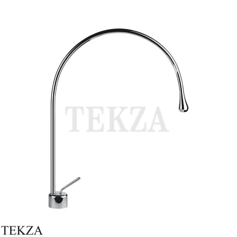 Gessi Goccia Смеситель для раковины высокий, без сливного гарнитура 33603-031, хром глянец