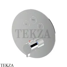 Newform XT Термостат для душа с кнопкой Select на 3 потока 70404E.21.018, хром глянец