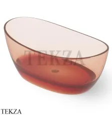 Dea Design Elegant Ванна отдельностоящая овальная 163x85 Glasstech DD8611 1630 R9, Brown Copper R9