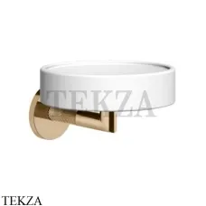 Gessi ANELLO Мыльница настенная композит белый 63701-735, Warm Bronze PVD