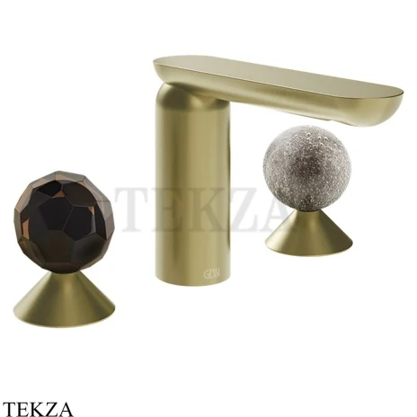 Gessi Perle Смеситель для раковины на 3 отв., без гарнитура 74265-727, шампань Brushed