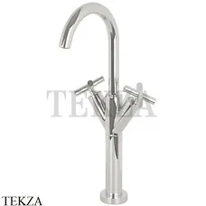 FIMA Carlo Frattini Maxima Смеситель для раковины, с гарнитуром, F5331WSN, Brushed nickel