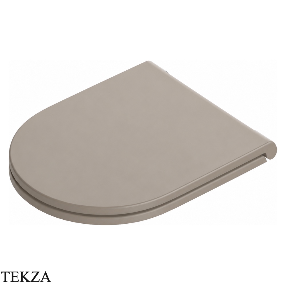 ArtCeram Solida сиденье с крышкой Flat быстросъёмное с микролифтом FLA016 41 71, Brown Matera матовый