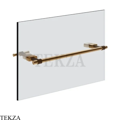 Gessi Jacqueline Полотенцедержатель для крепления на стекло, 30 см 77511-726, бронза Brushed