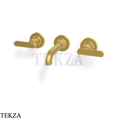 FIMA Carlo Frattini Park Line Смеситель для раковины 3 отв, внешняя часть F1331/5NOS.1, brushed gold