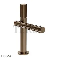 Gessi Incastri Смеситель для раковины, с донным клапаном 75051-761, Coffee Bronze Brushed PVD