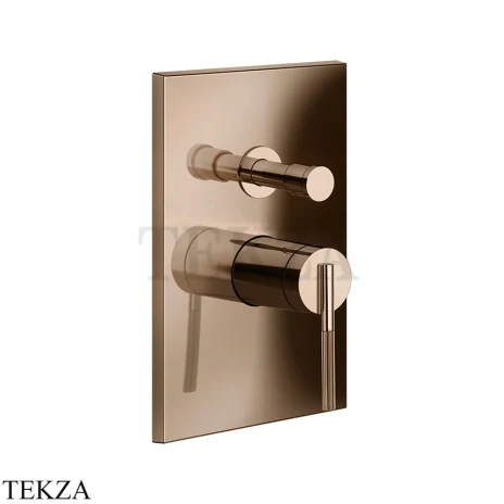 Gessi INGRANAGGIO Смеситель для душа, 2 потока, внешняя часть 63577-030, Copper PVD