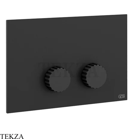 Gessi Incastri Клавиша смыва для инсталляции Geberit omega 12 75615-299, черный матовый