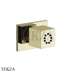 Gessi Rettangolo shower Душевая форсунка поворотная 20172-710, Brass PVD