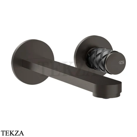 Gessi Pelle Tresse Смеситель для раковины, внешняя часть 78288-440, Nero/Black Metal Br. PVD
