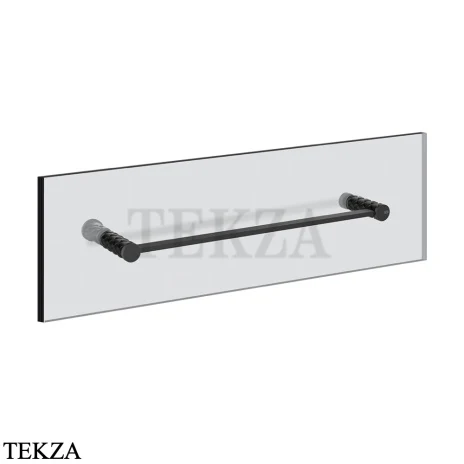 Gessi Pelle Tresse Полотенцедержатель для крепления на стекло, 45 см 78713-438, Nero/ Matte Black
