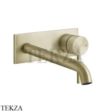 Gessi 316 CESELLO Смеситель для раковины длинный, внешняя часть 54490-727, Brushed Brass