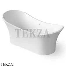 Dea Design Elegant Ванна отдельностоящая овальная 175x75 Solid Surface DD8614 1750 18, White №18