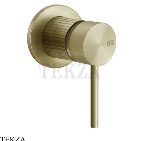 Gessi 316 MECCANICA Рычаг управления, внешняя часть 54219-727, Brushed Brass PVD