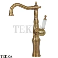 Migliore Oxford Смеситель для раковины, без сливного гарнитура 19093, бронза classic