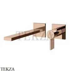 Gessi Inverso RIGATO Смеситель для раковины, внешняя часть 73588-030, Copper глянец