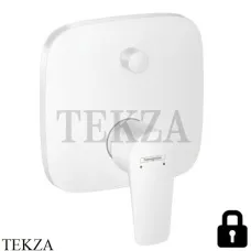 Hansgrohe Talis E Смеситель для душа с защитной комбинацией, внешняя часть 71474700, белый матовый