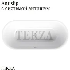 BETTE BetteLux Oval Ванна овальная встраиваемая, сталь 3467-000 AS, антишум, антислип Sense, белый глянец