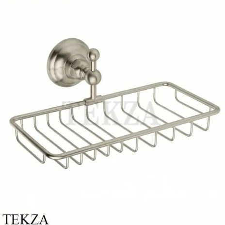 Nicolazzi Classici Полочка-решетка в душевую зону 1493NS, Satin nickel