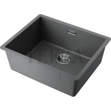 Omoikiri Yamakawa 55T Integra Кухонная мойка Tetogranit прямоугольная 4997268 платина