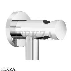 Dornbracht Настенное присоединительное колено с встроенным держателем 28490660-00, хром глянец